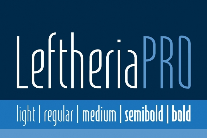 LeftheriaPRO Font Font Download