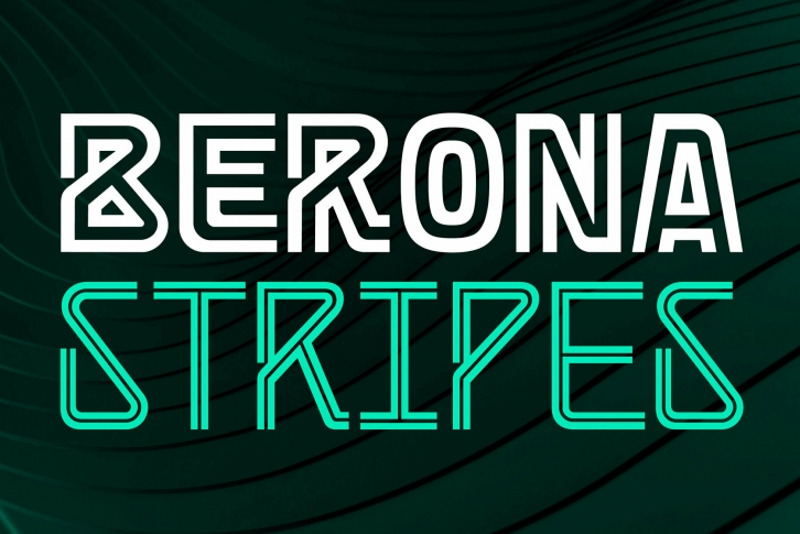 Berona Stripes Font Font Download