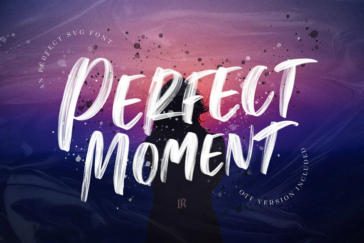 Perfect Moment SVG Font Font Download