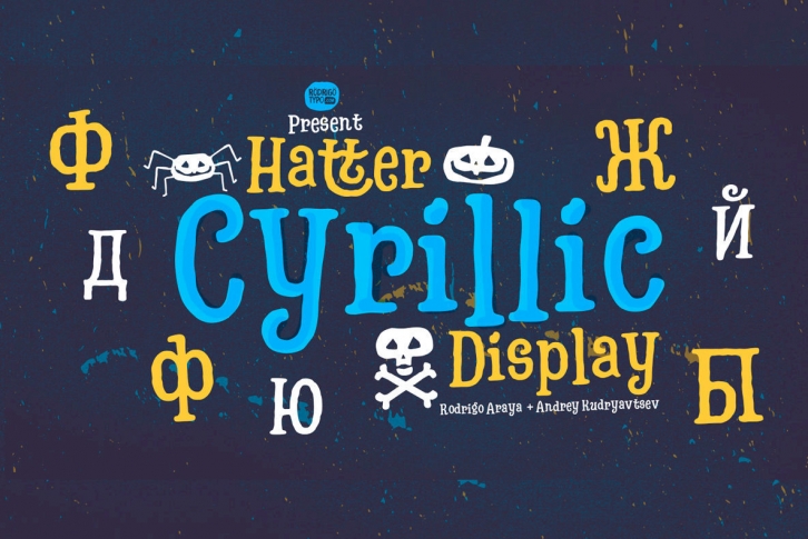 Hatter Cyrillic Display Font Font Download