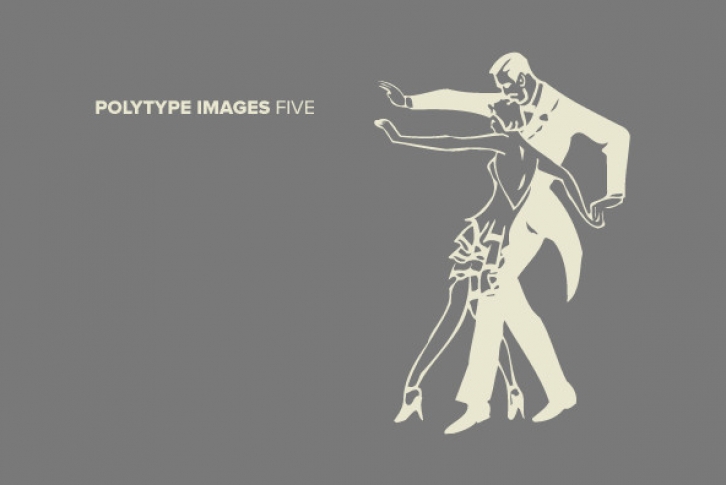 Polytype Images Five Font Font Download