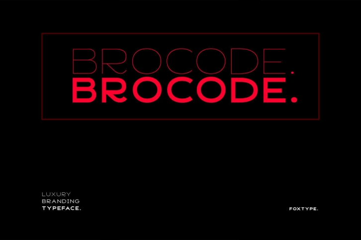 Brocode Display Font Font Download