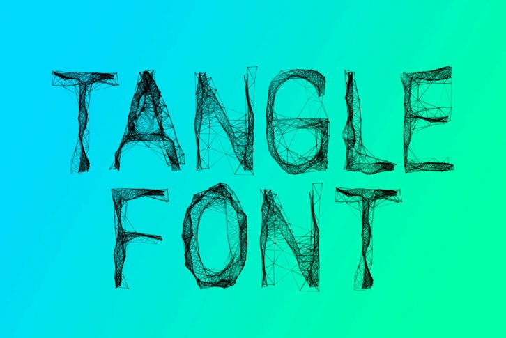 Tangle SVG Font Font Download