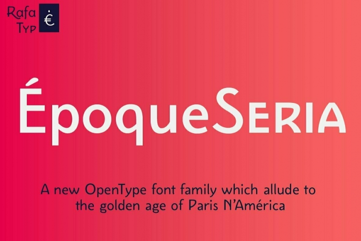 Epoque Seria Font Font Download