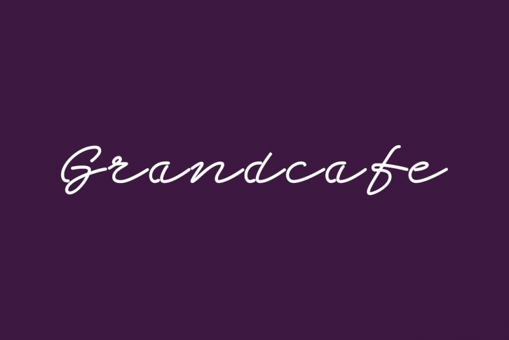 Grandcafe Font Font Download