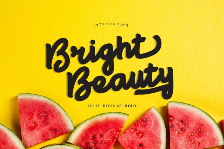 Bright beauty Font Font Download