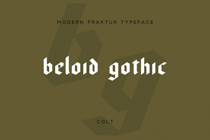 Beloid Gothic Font Font Download
