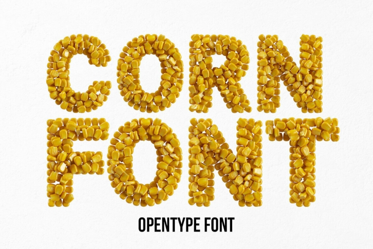 Corn SVG Font Font Download