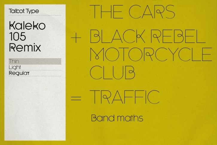 Kaleko 105 Remix Font Font Download