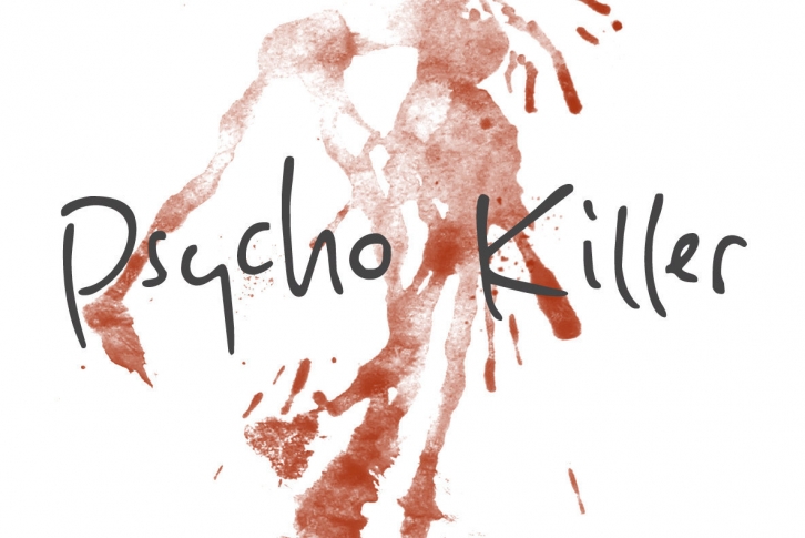 Psycho Killer Font Font Download