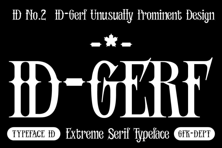 ID Gerf Font Font Download