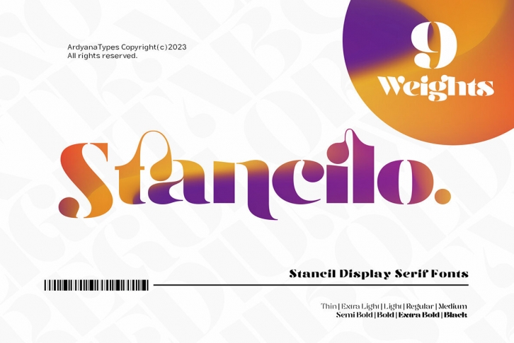 Stancilo Font Font Download