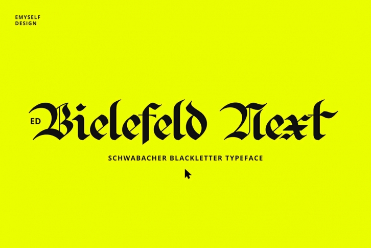 ED Bielefeld Next Font Font Download