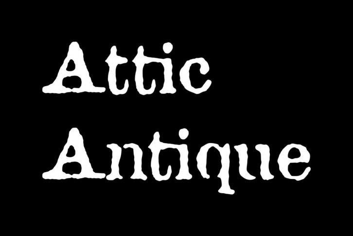 Attic Antique Font Font Download