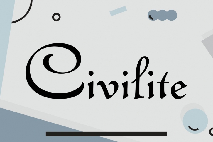 Civilite Font Font Download