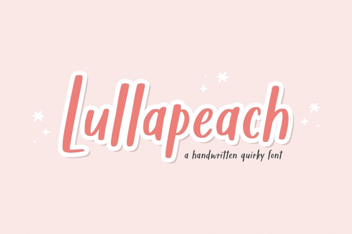 Lullapeach Font Font Download