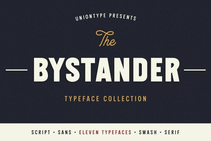 The Bystander Collection Font Font Download