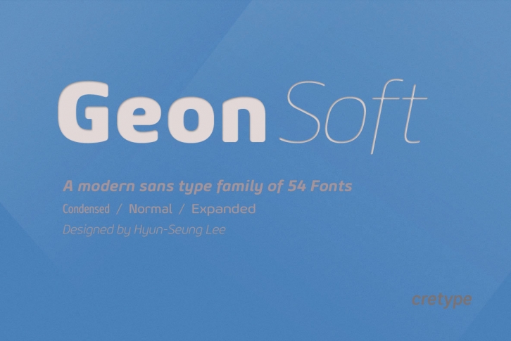 Geon Soft Font Font Download