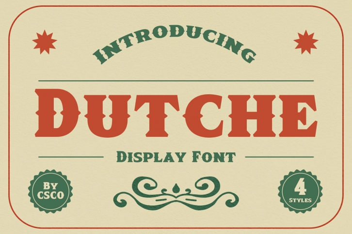 Dutche Font Font Download