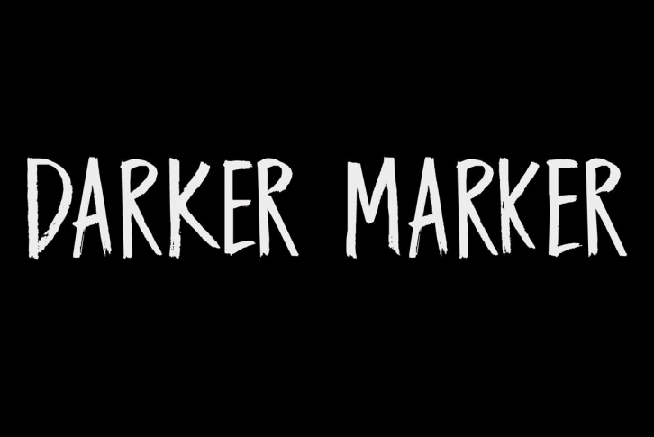 Darker Marker Font Font Download