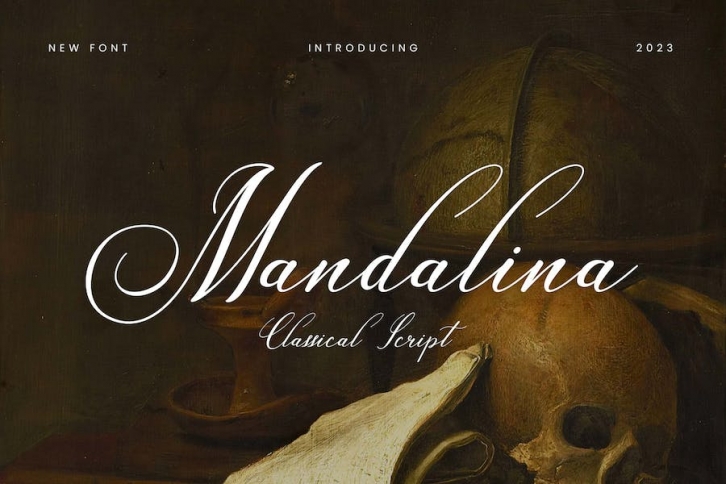 Mandalina Classical Script Font Font Download
