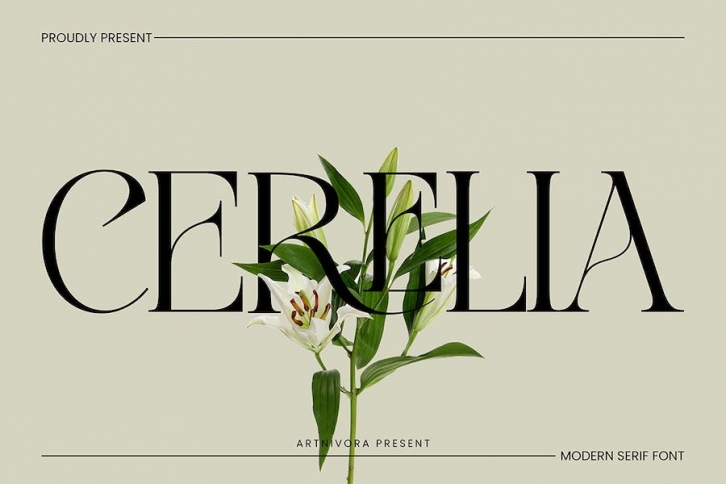 Cerelia - Modern Serif Font Font Download