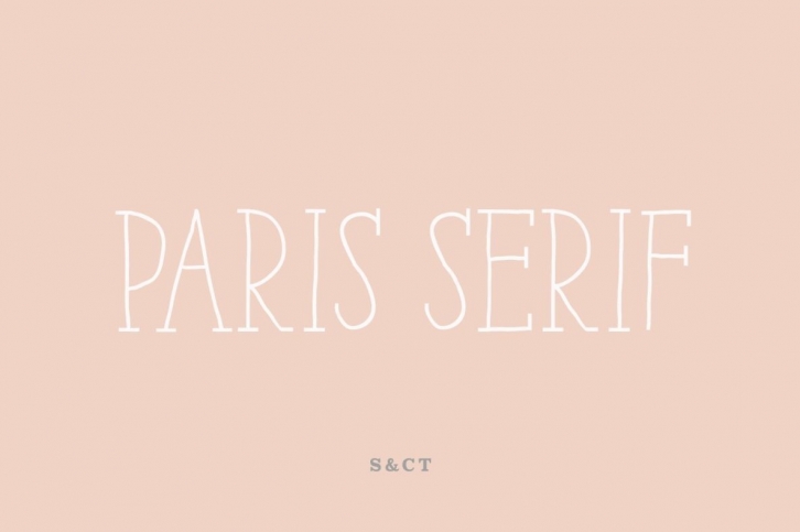 Paris Serif Font Font Download