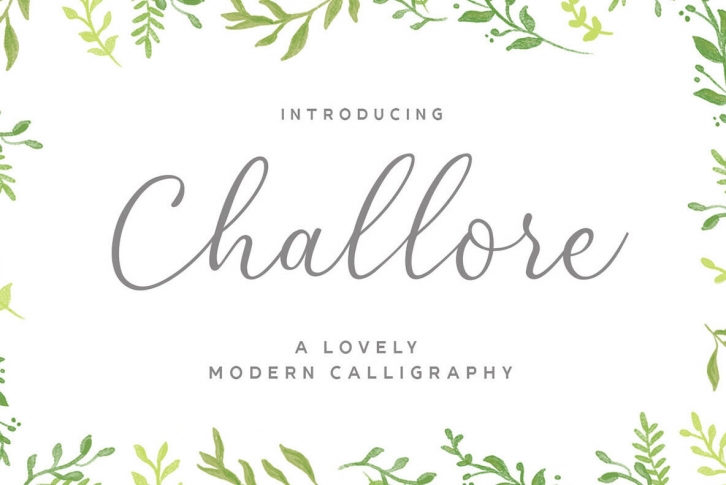 Challore Script Font Font Download