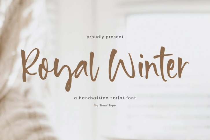 Royal Winter - Handwritten Script Font TT Font Download