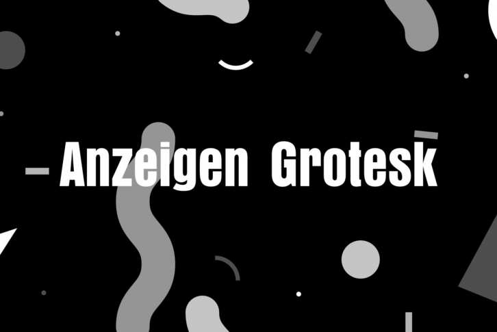 Anzeigen Grotesk Font Font Download
