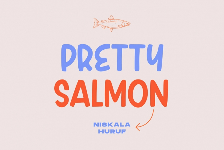 Pretty Salmon Font Font Download