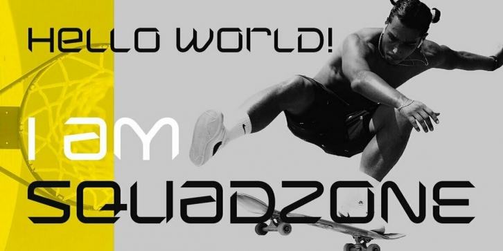 Squadzone Font Font Download