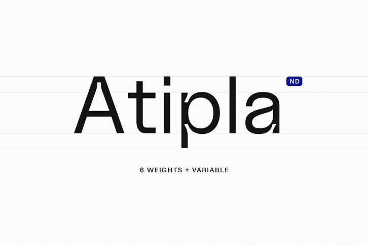 Atipla ND Font Font Download