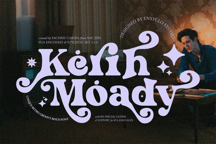 NCL Kerih Moady Font Font Download