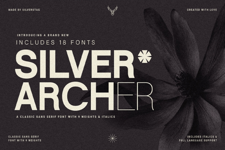 Silver Archer Font Font Download