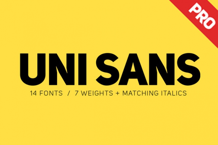 Uni Sans Font Font Download