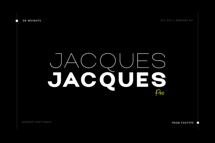 Jacques Pro Font Font Download