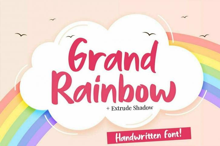 Grand Rainbow Font Font Download