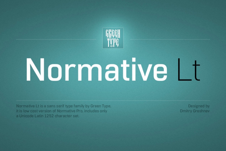 Normative Lt Font Font Download