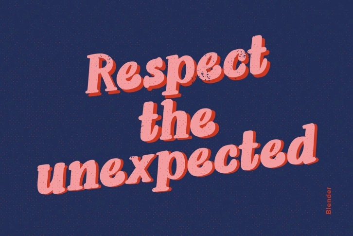 YWFT Blender Font Font Download