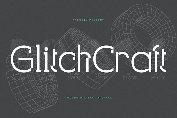 Glitchcraft Modern Display Typeface Font Font Download