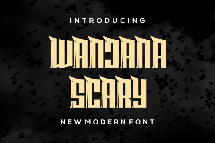 Wanjana Scary Font Font Download