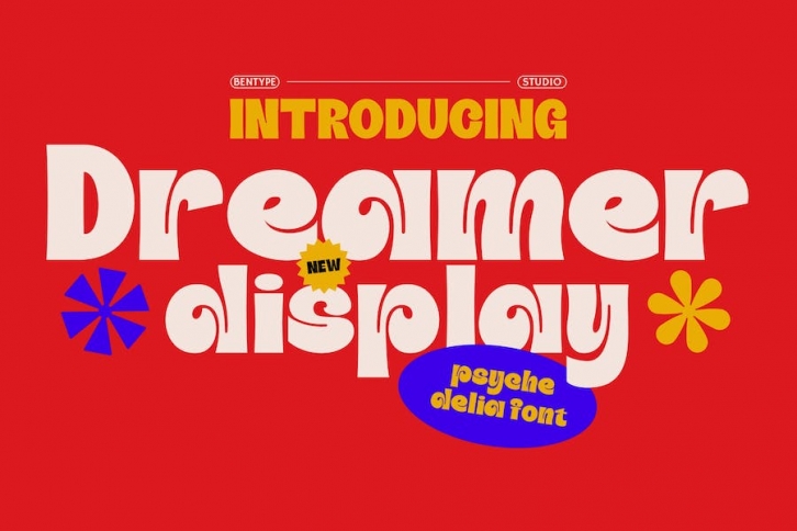 Dreamer - Psychedelia Display Font Font Download
