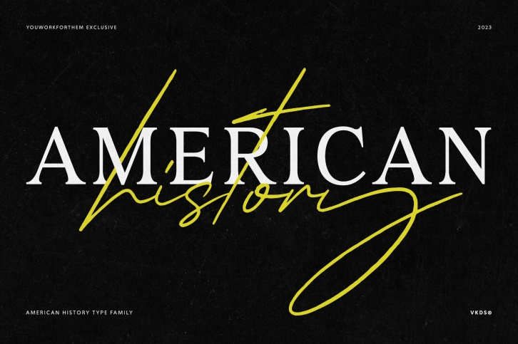 American History Duo: Reviving Early American Culture in Typography Font Download
