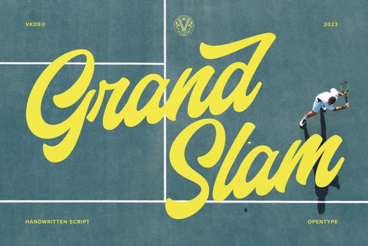 Grand Slam Font: Serving Up Elegance in Typography Font Download