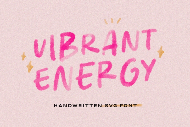 Vibrant Energy Font Font Download