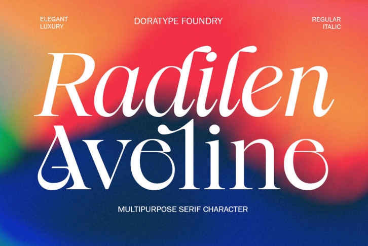 Radilen Aveline Font Font Download