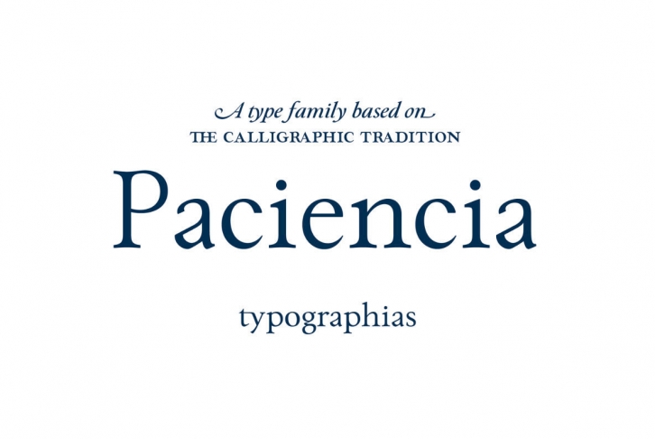 Paciencia Font Font Download