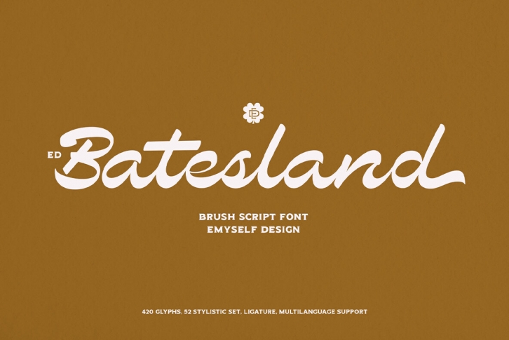 ED Batesland Font Font Download