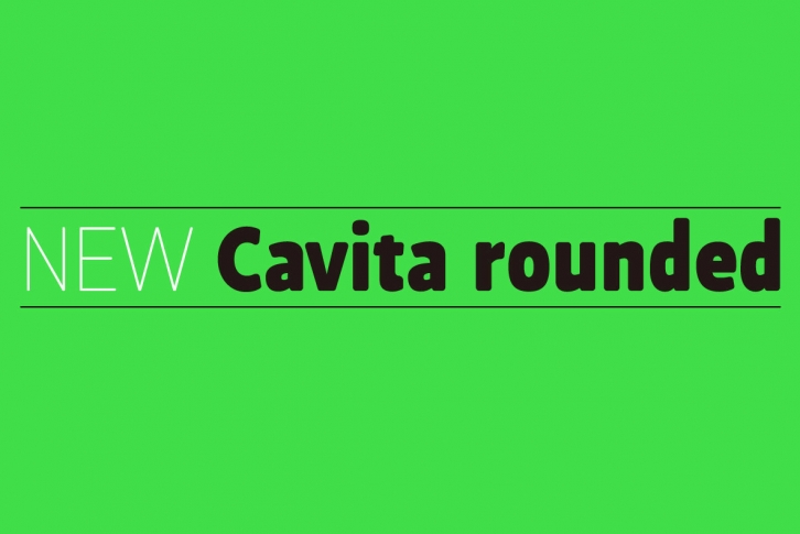 Cavita Rounded Font Font Download